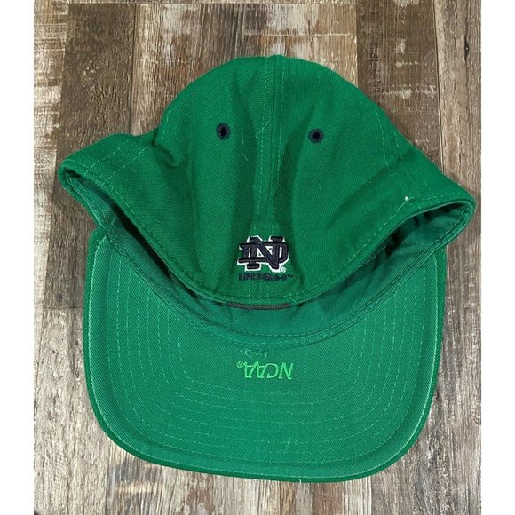 New Notre Dame Fighting Irish Zephyr Celtic Kelly Green Clover Hat 6 7/8 - Picture 2 of 3